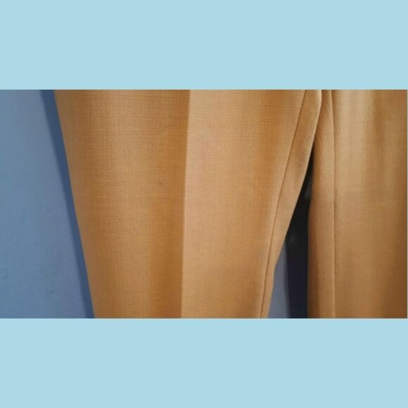 Chicos Slim Tapered Ankle Pants Mustard Yellow Cropped Trousers Womens Size XS - Picture 4 of 10